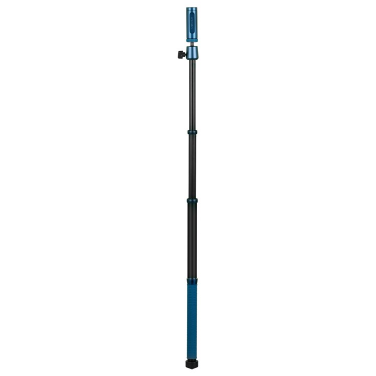 MOMAX Tripod Hero DSLR Camera Light Weight Aluminum Tripod with Universal Smartphone Clamp - Blue-7
