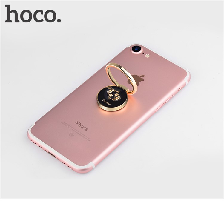 HOCO PH12 Twelve Constellations Series Metal Finger Ring Grip Mount Holder for iPhone Samsung-5
