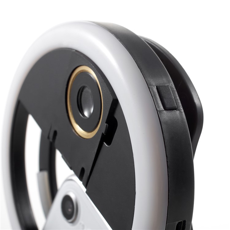 PICKOGEN WQ-16S 36 LEDs Ring Shape Selfie Light with 3 Adjustable Brightness for iPhone Samsung Sony - Black-7