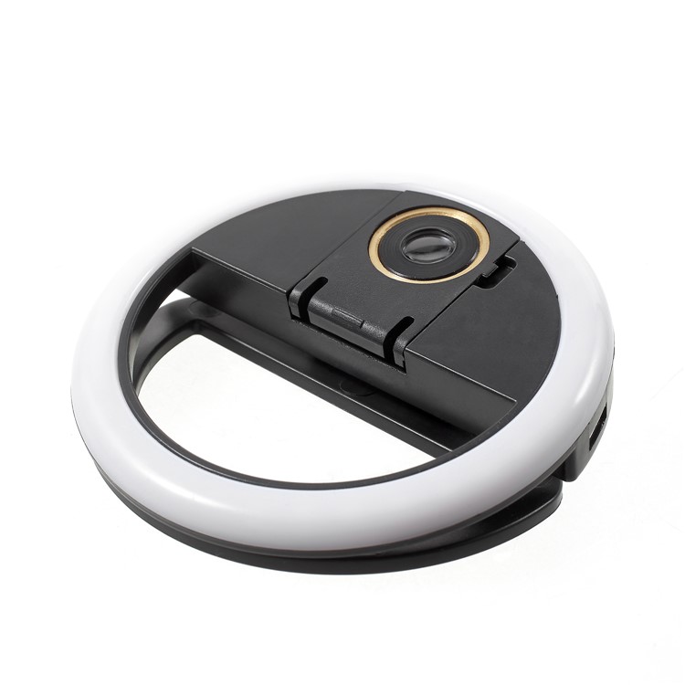 PICKOGEN WQ-16S 36 LEDs Ring Shape Selfie Light with 3 Adjustable Brightness for iPhone Samsung Sony - Black-8