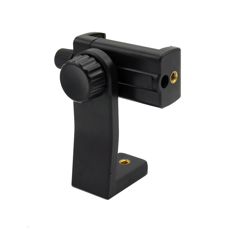 AT716 360 Degree Rotary Universal Cell Phone Tripod Mount/Vertical Bracket Holder Adapter Clamp with 1/4 Screw Hole-3