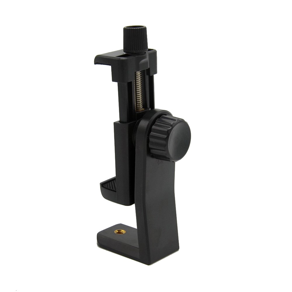 AT716 360 Degree Rotary Universal Cell Phone Tripod Mount/Vertical Bracket Holder Adapter Clamp with 1/4 Screw Hole-6