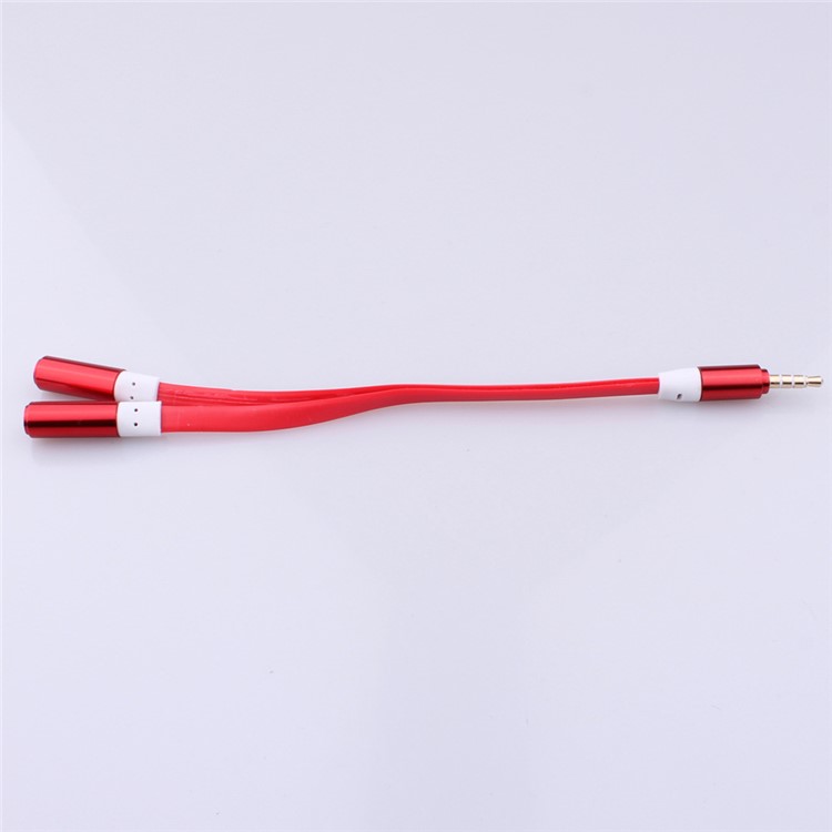 2Pcs/Set 3.5mm Male to Dual 3.5mm Female Headphone Audio Split Cable - Random Color-3