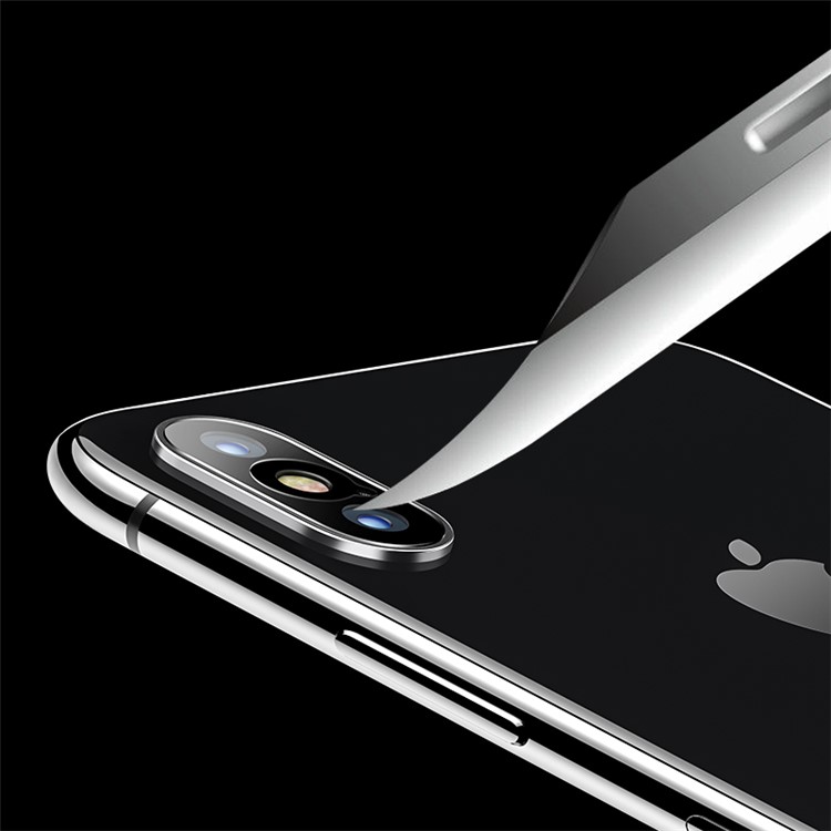 2Pcs USAMS US-BH400 9H 0.15mm Tempered Glass Back Camera Lens Protector for iPhone X/10-5