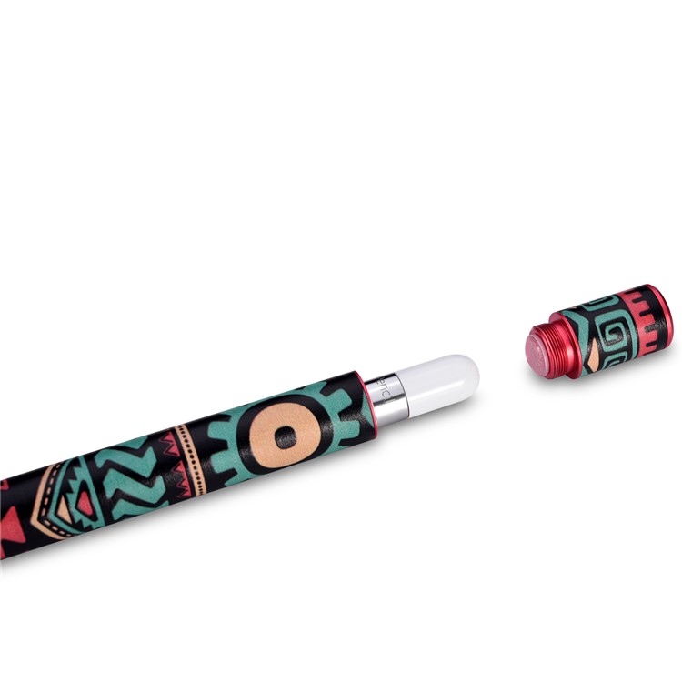 XOOMZ Patterned Microfiber Leather Stylus Pen Holder for iPad Series - Tribe Elements-5