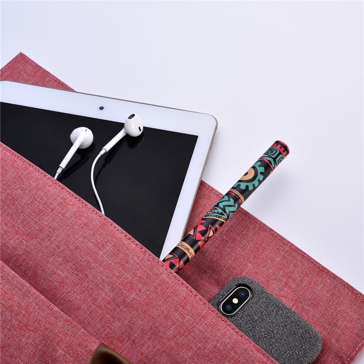 XOOMZ Patterned Microfiber Leather Stylus Pen Holder for iPad Series - Tribe Elements-9