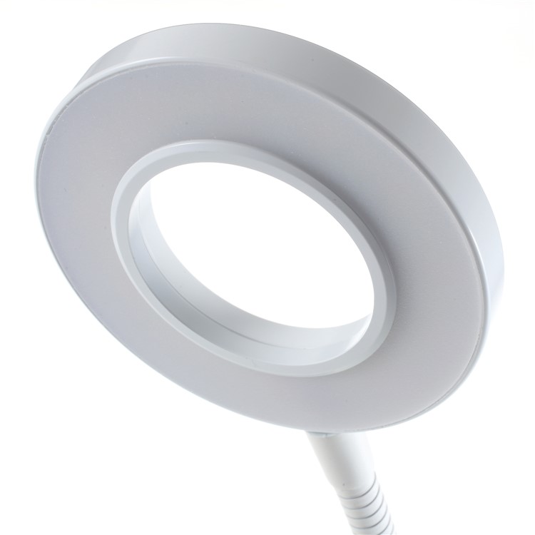 Desktop LED Selfie Ring Light with Phone and Microphone Clamps for Live Stream Video Chat Live Broadcasting-3