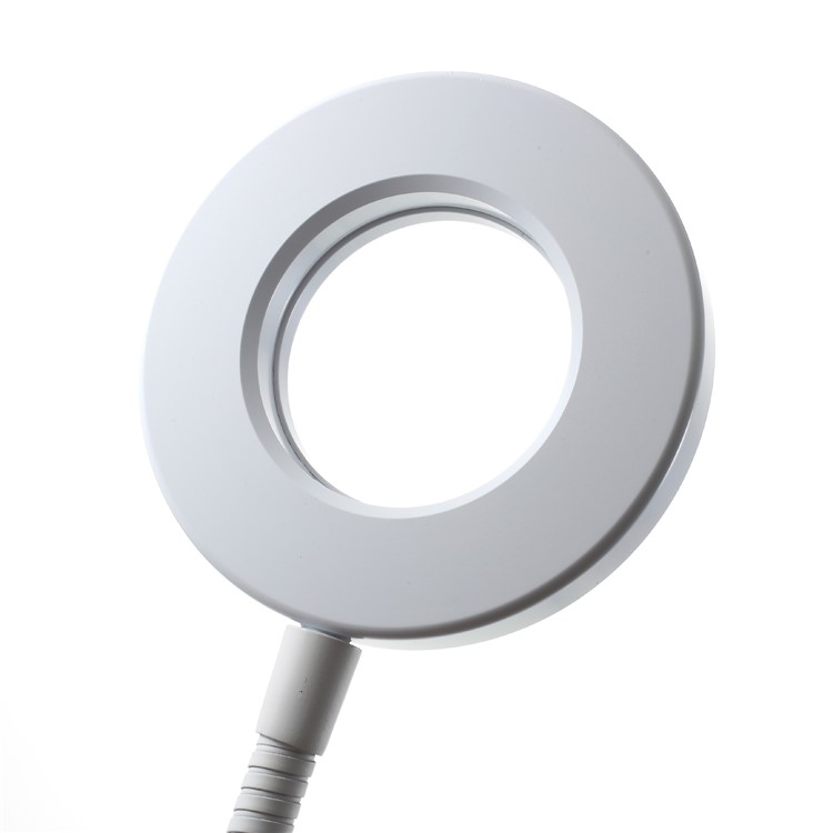Desktop LED Selfie Ring Light with Phone and Microphone Clamps for Live Stream Video Chat Live Broadcasting-8