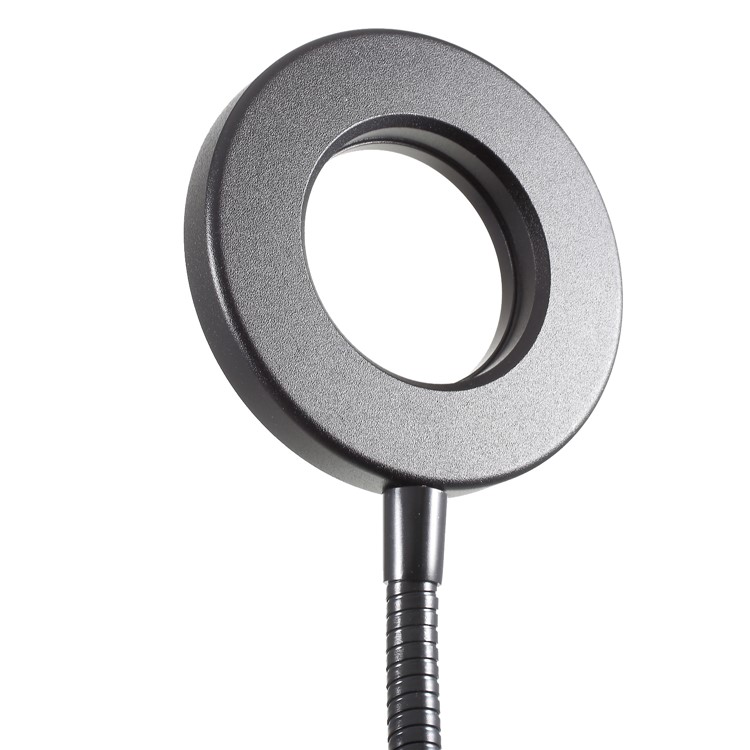 Desktop LED Selfie Ring Lamp with Phone Clamp for Live Broadcasting Makeup-8