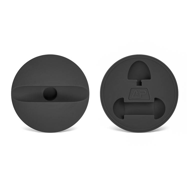Silicone Charging Cradle Stand Holder Anti-Lost Nib Cap Cover for Apple Pencil - Black-2
