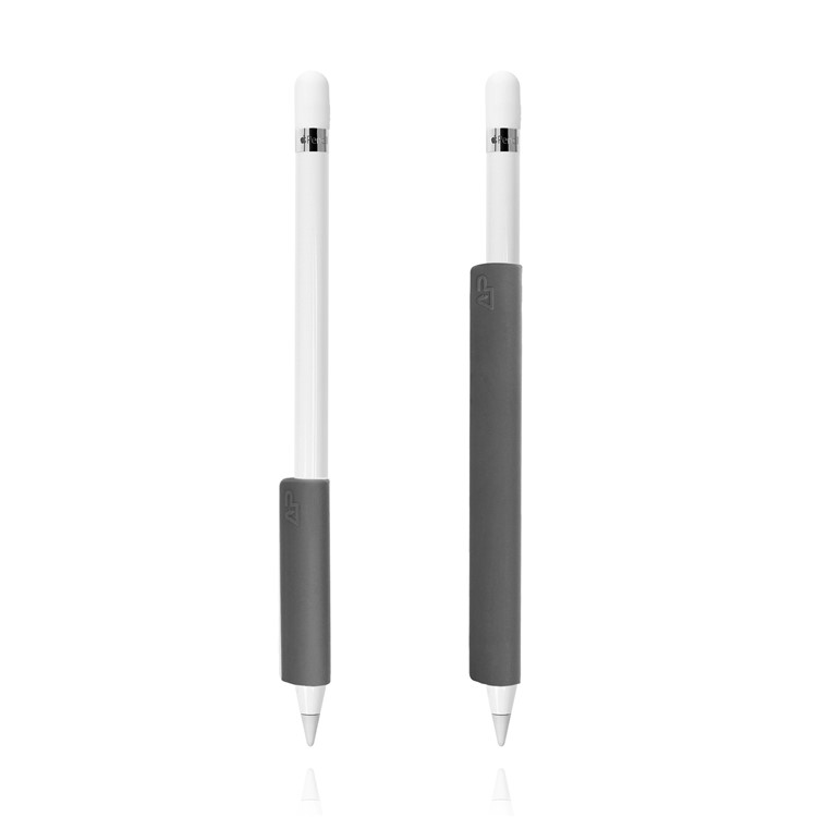 Non-Slip Silicone Case Sleeve Protector Wrap Kit for Apple Pencil - Black-4