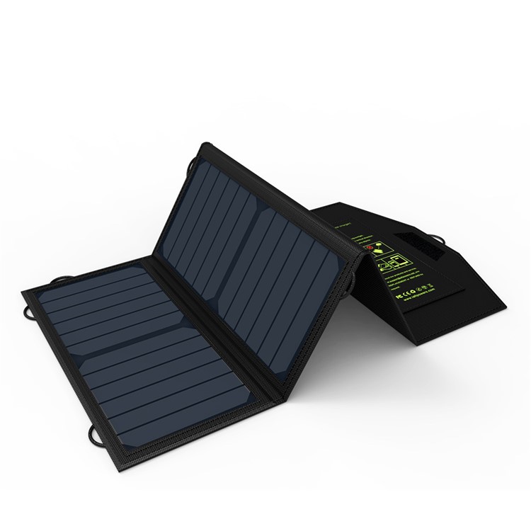 21W 5V Solar Power Foldable Portable Waterproof Solar Charger with Dual Ports-5