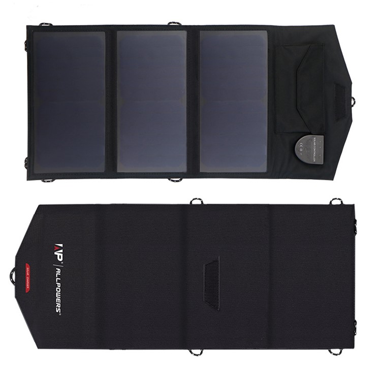 21W Solar Power Foldable Portable Waterproof Solar Charger-1
