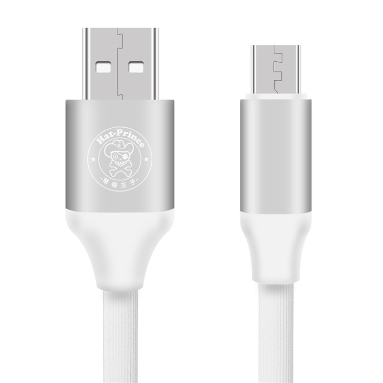 

HAT PRINCE 2A Micro USB Зарядка Данных Синхронизация TPE Кабель - Белый