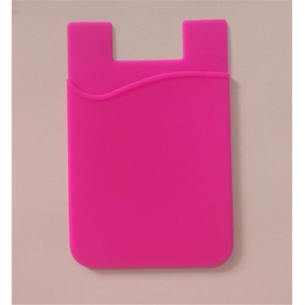Titulaire De La Poche De Poche De Carte De Poche De Carte De Crédit De Carte De Crédit Pour Téléphone Portable - Rose-3