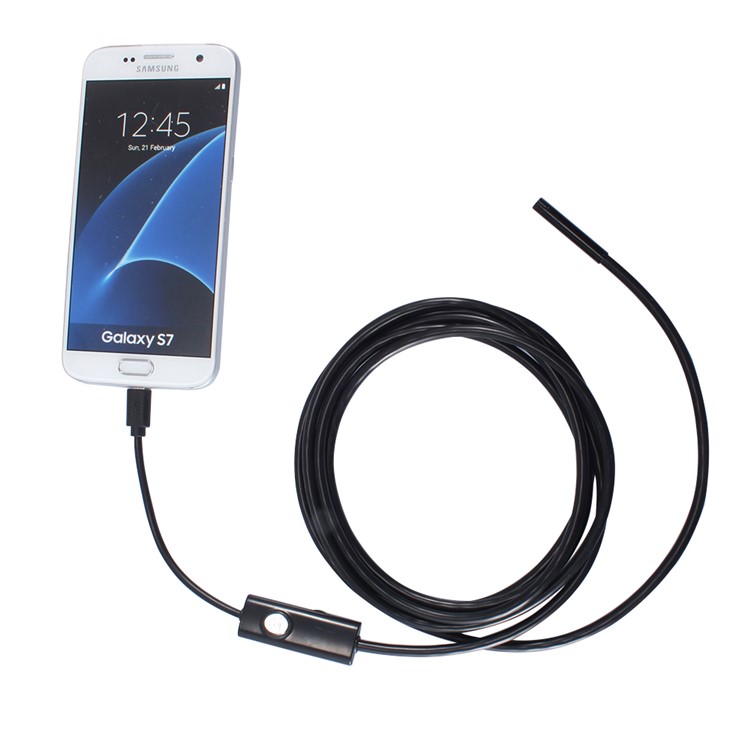 2M 5.5mm 6-LED Cable Android Endoscope Waterproof Inspection Camera Micro USB Video Camera-1