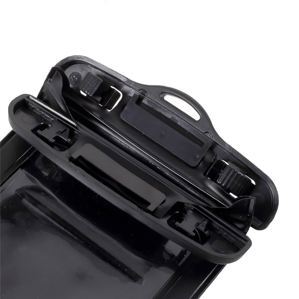 Caja De Brazalete De Bolsa Impermeable Universal Para IPhone Samsung Huawei Xiaomi, Etc.. , Tamaño: 18.5x10cm - Negro