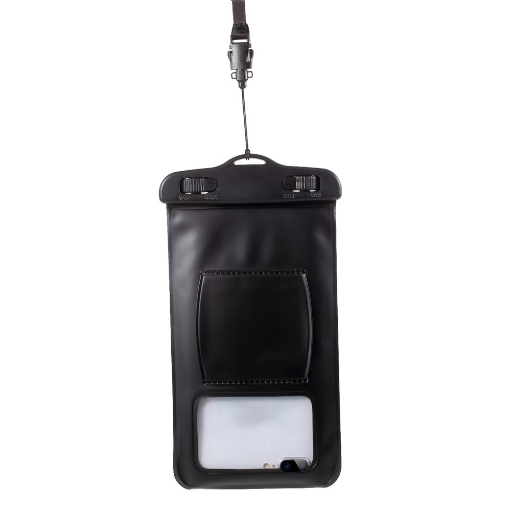 Caso Universal Del Brazalete Del Bolso A Prueba De Agua Para El Iphone Samsung Huawei Xiaomi Etc. , Tamaño: 18.5x10cm - Negro-3