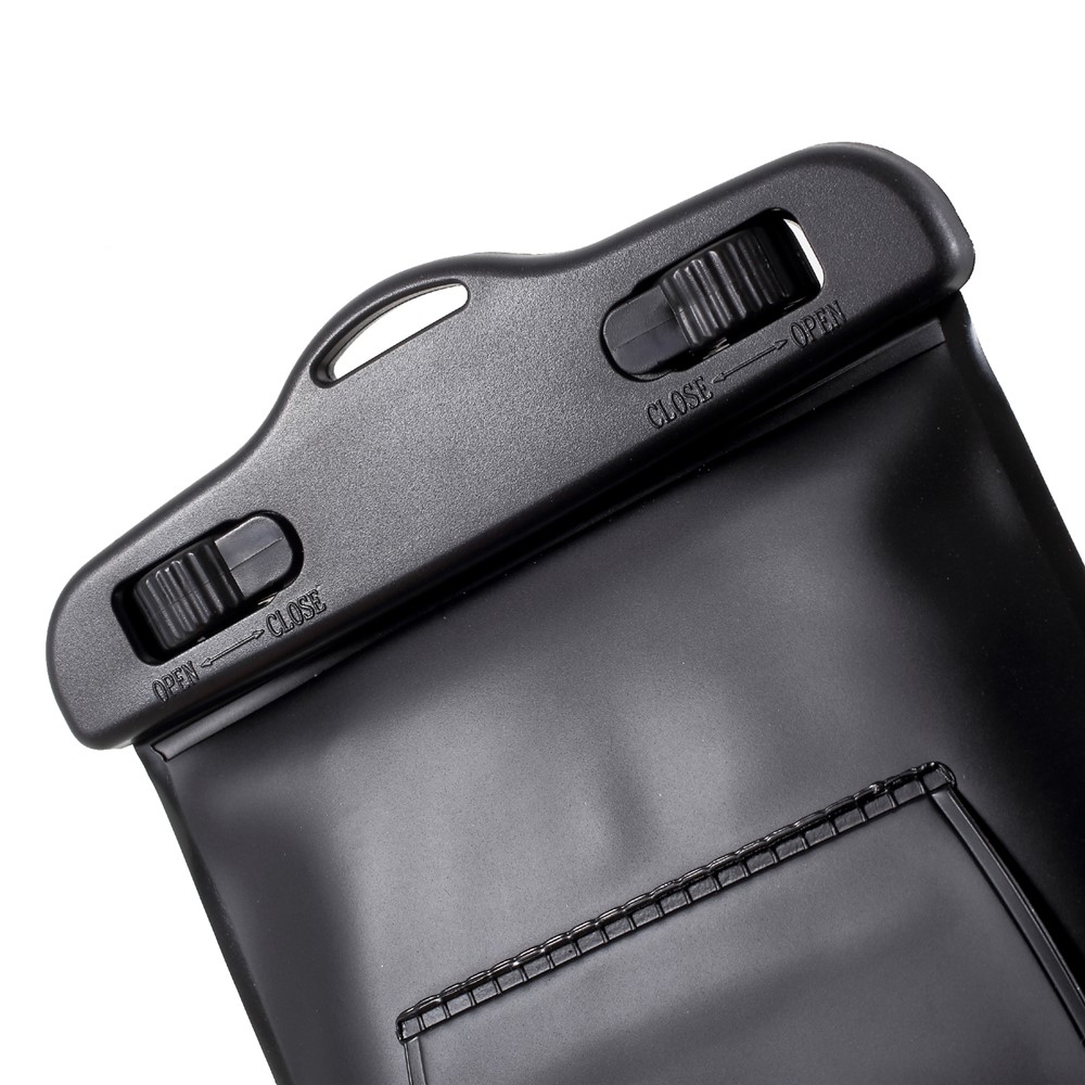 Caja De Brazalete De Bolsa Impermeable Universal Para IPhone Samsung Huawei Xiaomi, Etc.. , Tamaño: 18.5x10cm - Negro