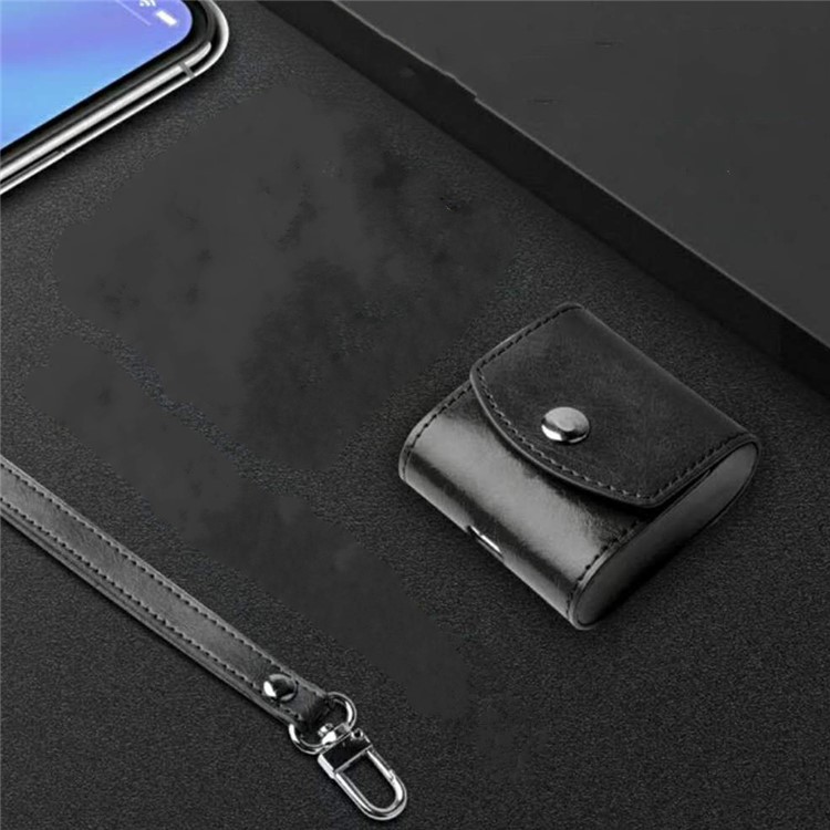 

G-CASE Snap Closure Protective Cover Carrying Pouch for Apple AirPods Earphones Charging Case - Black