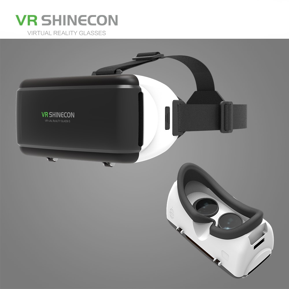 Shinecon SC-G06 3D IMAX Screen VR Glasses Virtual Reality Headset Pour 4.0 - Téléphones de 6,0 Pouces