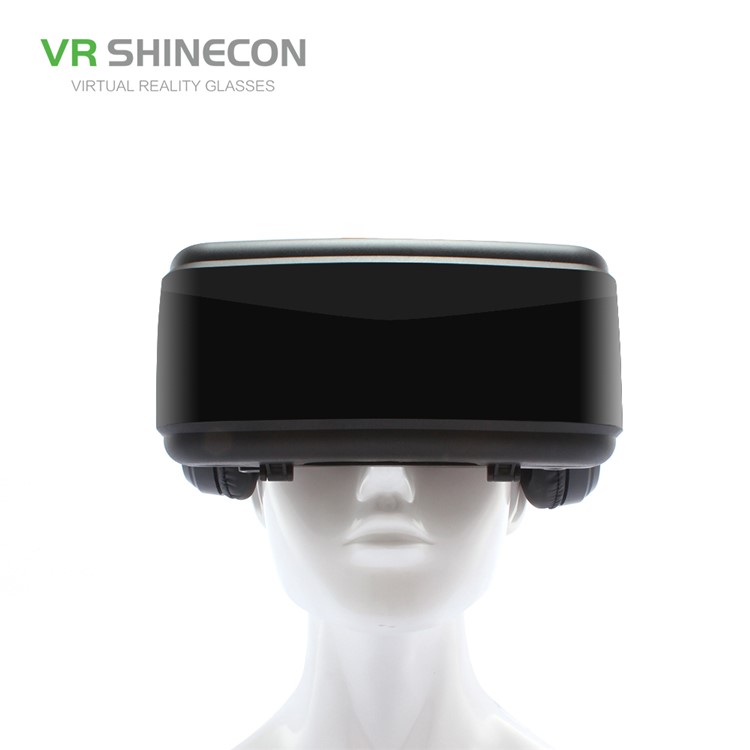SHINECON SC-G06E 3D VR Glasses Virtual Reality Headset with Earphones for 4.0 - 6.0 inch Phones - Black-15