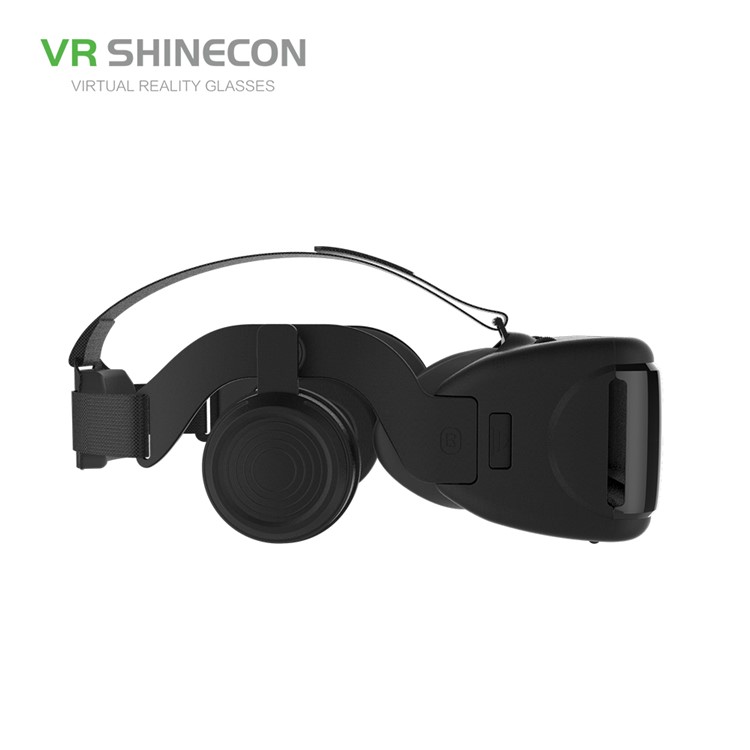 SHINECON SC-G06E 3D VR Glasses Virtual Reality Headset with Earphones for 4.0 - 6.0 inch Phones - Black-3