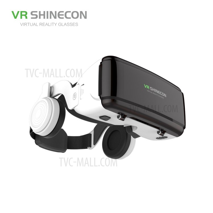 SHINECON SC-G06E Professionelles 3D VR Brille Virtual-Reality-Headset Mit Ohrstöpseln Für 4.0 - 6,0-Zoll-Telefone - Weiß-13