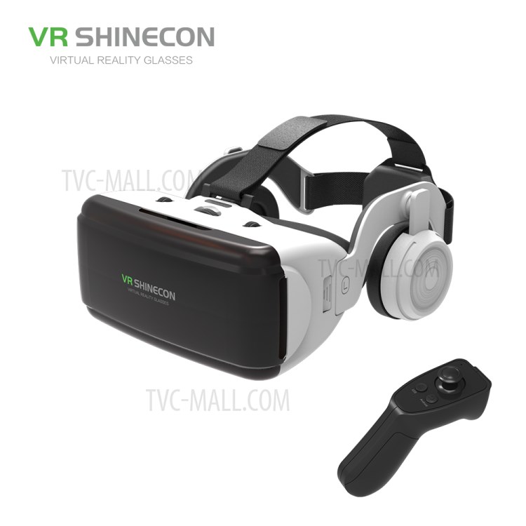 SHINECON SC-G06E Professionelles 3D VR Brille Virtual-Reality-Headset Mit Ohrstöpseln Für 4.0 - 6,0-Zoll-Telefone - Weiß-14