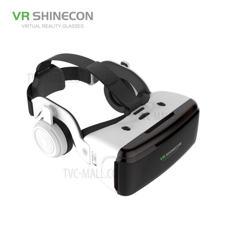 SHINECON SC-G06E Professionelles 3D VR Brille Virtual-Reality-Headset Mit Ohrstöpseln Für 4.0 - 6,0-Zoll-Telefone - Weiß-16
