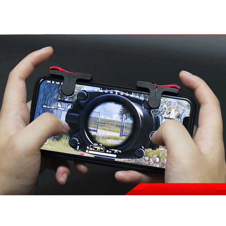 One Pair D9 Quick Shooting Buttons PUBG Phone Game Controllers Assist Tools for STG FPS TPS-11