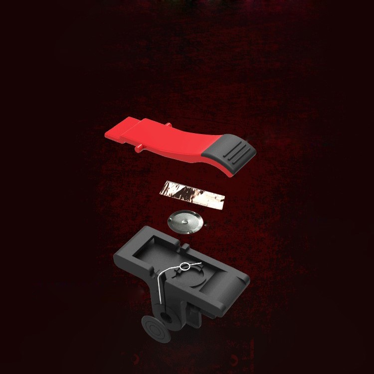 One Pair D9 Quick Shooting Buttons PUBG Phone Game Controllers Assist Tools for STG FPS TPS-7