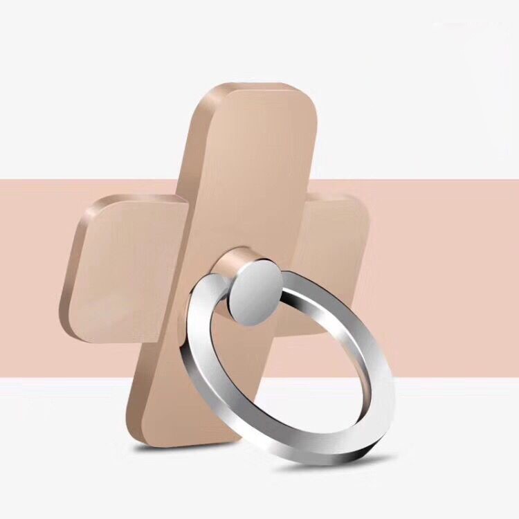 

X-LEVEL Cross 360 Degree Rotary Ring Holder Mount for iPhone Samsung - Gold