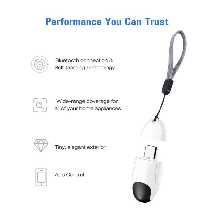 Type-C IR Appliances Wireless Infrared Remote Controller Adapter for OTG Android Smart Phone-2