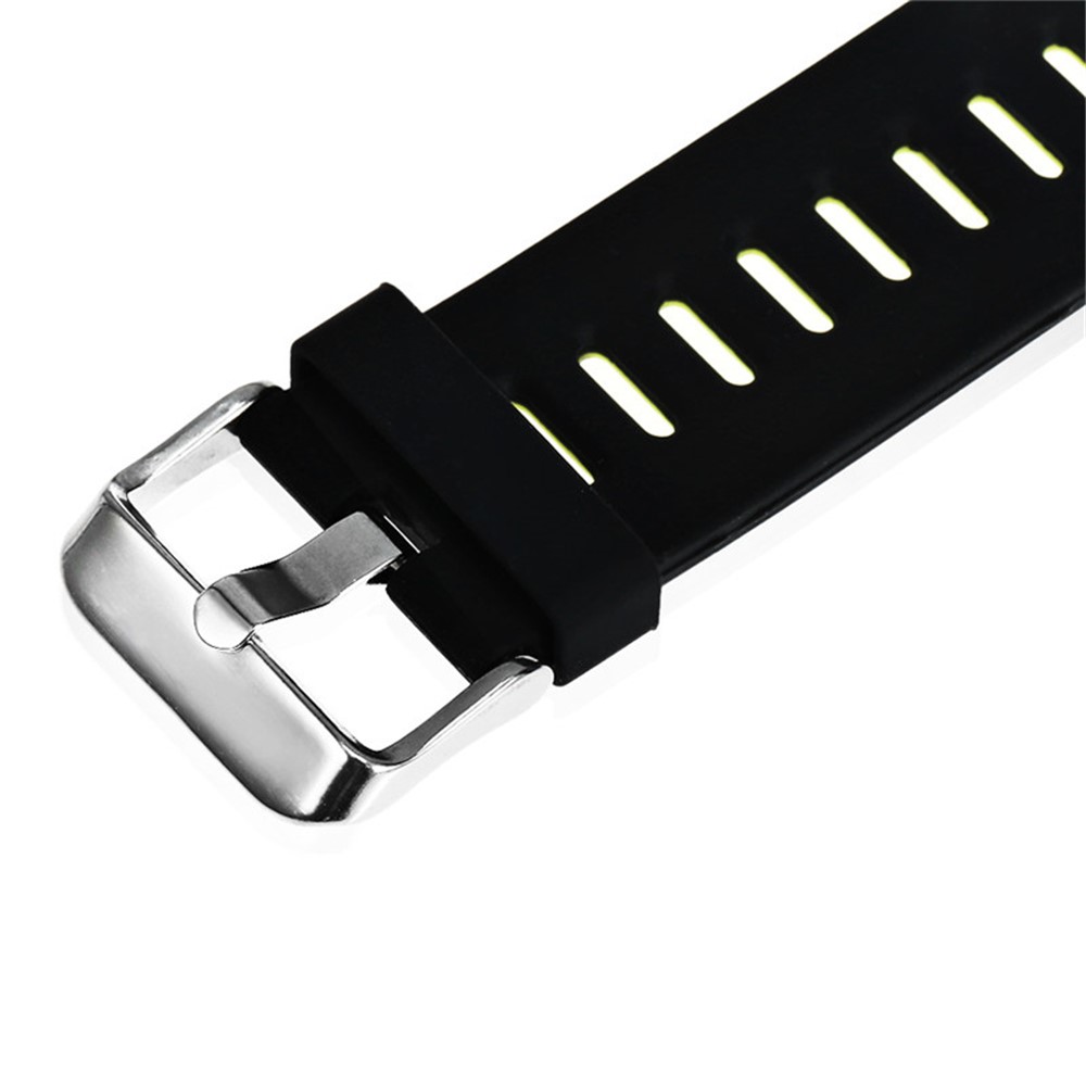 Two-tone Silicone Watch Band Strap for Xiaomi Huami Amazfit - Black / Red-7