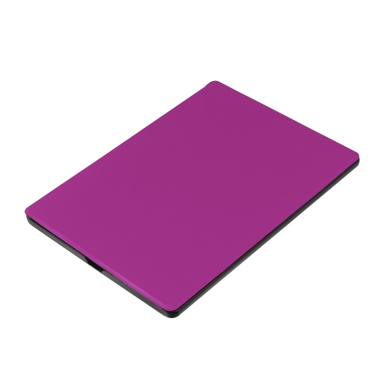 PU Leather Protection Folio Shell Case for Kobo Aura One 7.8 Inch - Purple-2