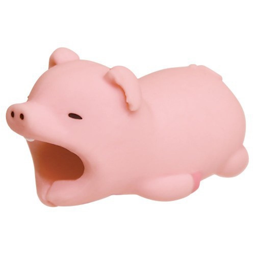

Cartoon Animal Pattern Charging Cord Cable Protector PVC Saver - Pig