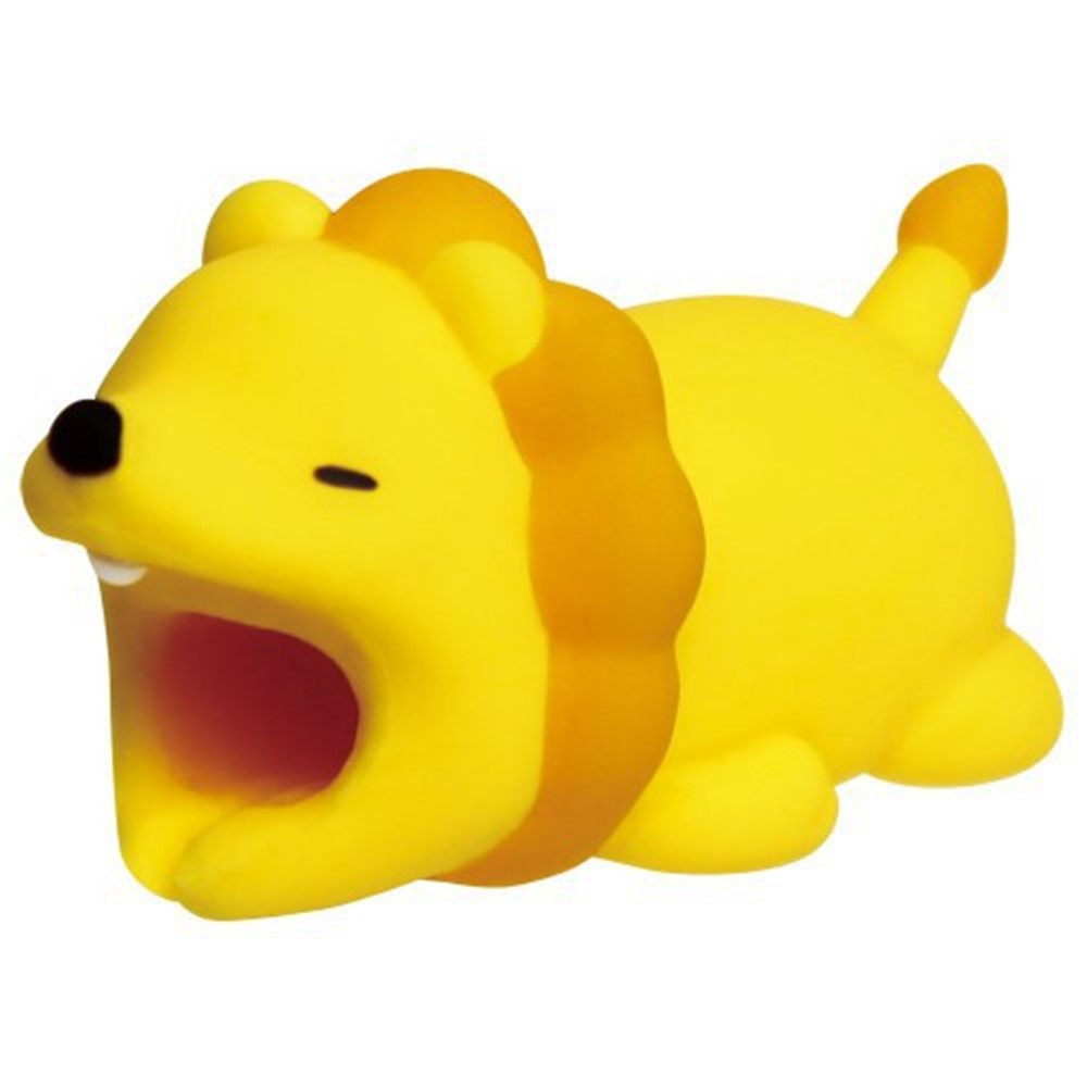 

Cartoon Animal Pattern Charging Data Sync Cable Protector PVC Saver - Lion