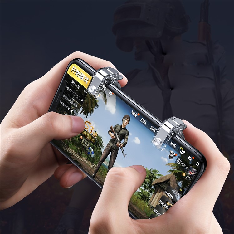 ROCK Upgrade PUBG-Gampad Phone Game Controller Assist Tool - Transparent-3