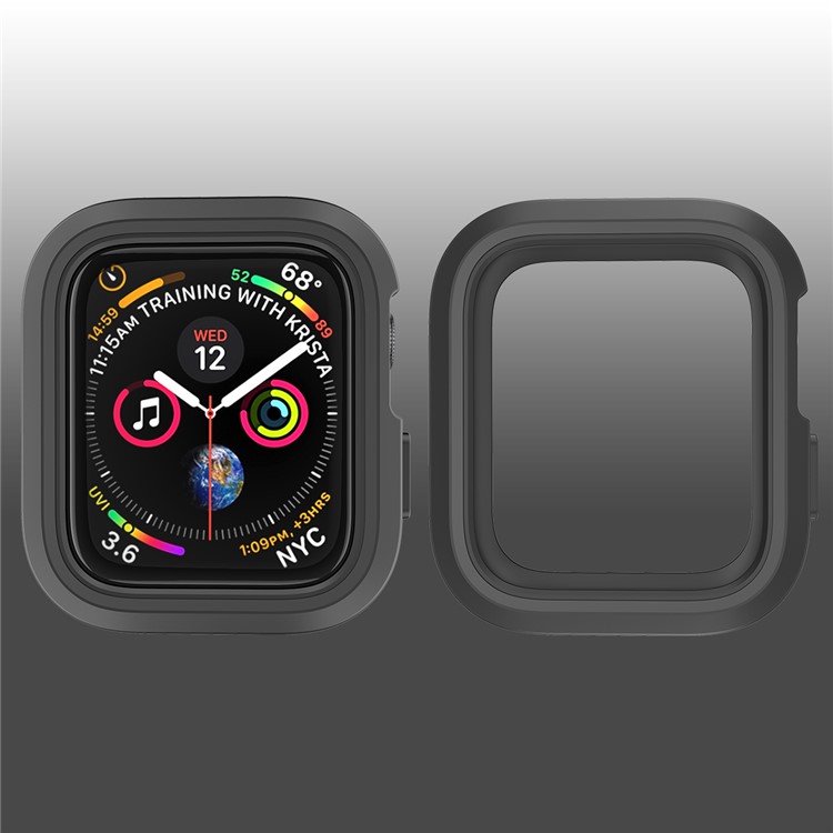 Custodia Protettiva Morbida In TPU Per Apple Watch Serie 4 44mm - Nero-2