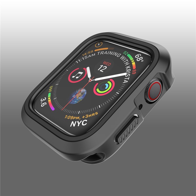 Custodia Protettiva Morbida In TPU Per Apple Watch Serie 4 44mm - Nero-4