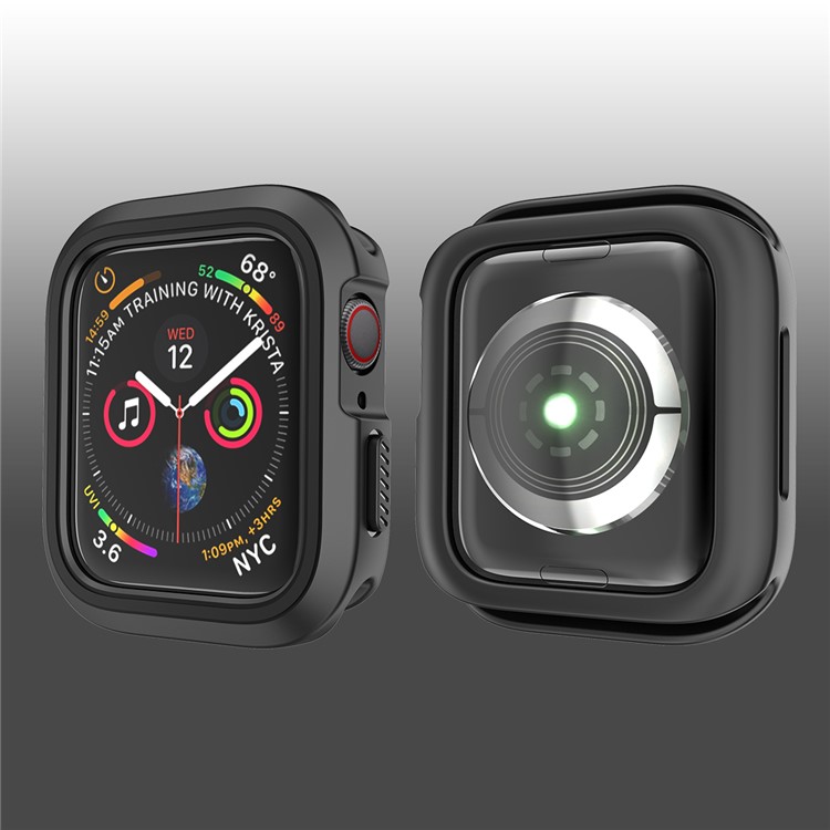 Custodia Protettiva Morbida In TPU Per Apple Watch Serie 4 44mm - Nero-7