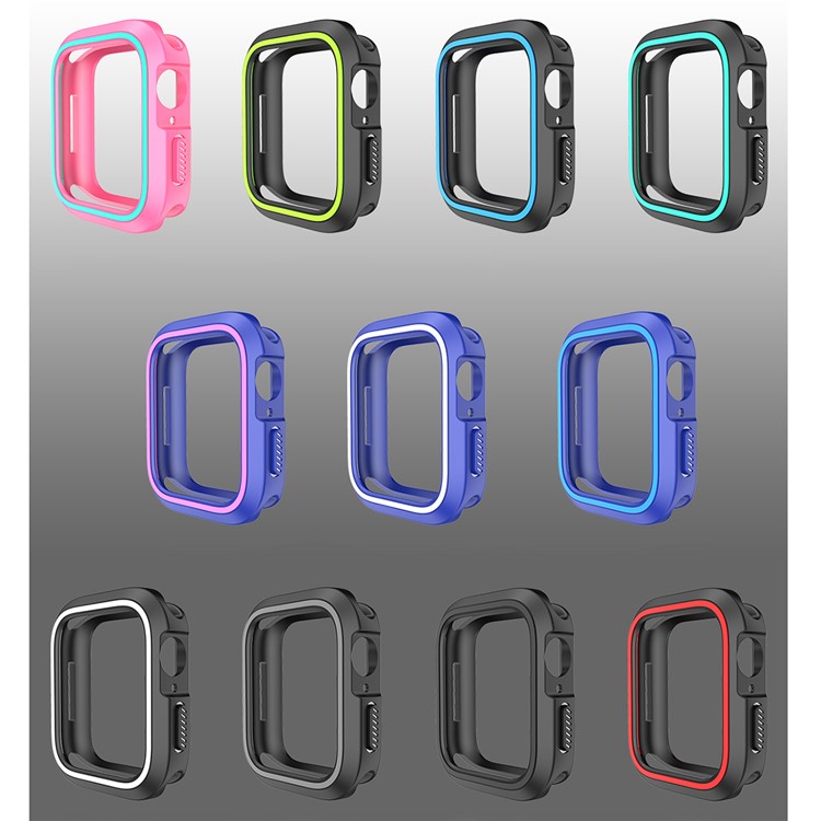 Custodia Protettiva Morbida In TPU Per Apple Watch Serie 4 44mm - Nero-8