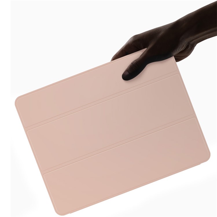 ROCK Veena Serie Smart PU-Leder-Schutzhülle Mit Dreifach Geklapptem Ständer Für IPad Pro 12,9-Zoll (2018) - Rosa-3