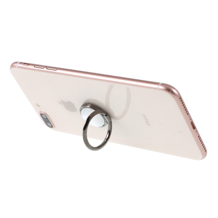 LGD Opal Series Finger Ring Grip Holder for Mobile Phone - Black-8