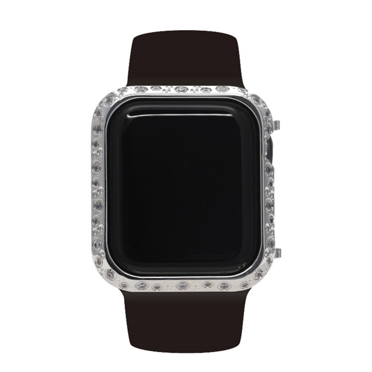 

Watch Protective Cover Shell with Big and Small Luxury Diamond Decor for Apple Watch Series 4 40mm - Sliver, Apple Watch Series 4 40mm