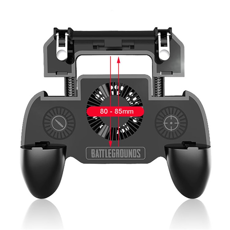 Le Contrôleur De Jeu Mobile Tire Et Vise Le Pad De Refroidissement Du Téléphone Avec La Banque De Puissance 4000mah-4