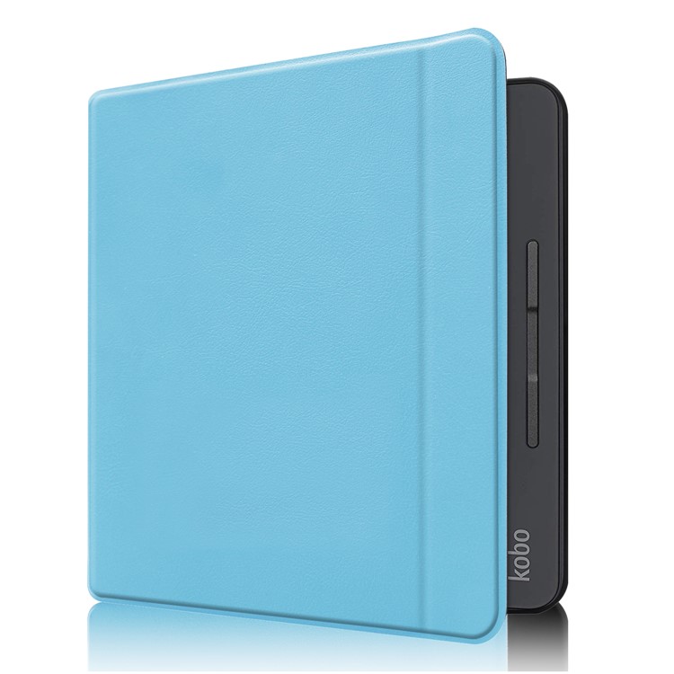 Smart Leather Flip Protective Case for Kobo Forma 8-inch eReader - Baby Blue-7