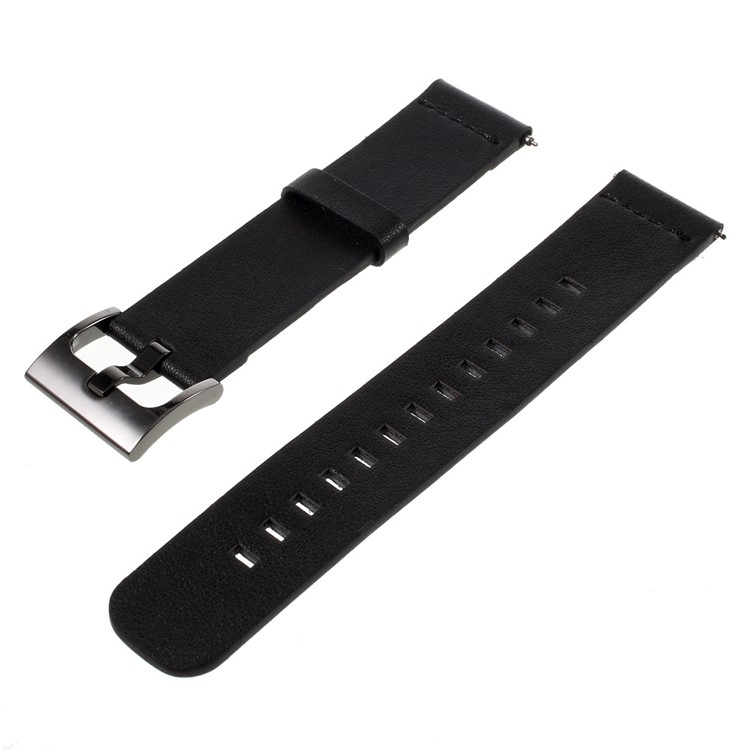 Genuine Leather Strap for Samsung Gear S2 Classic R732 - Black / 20mm-3