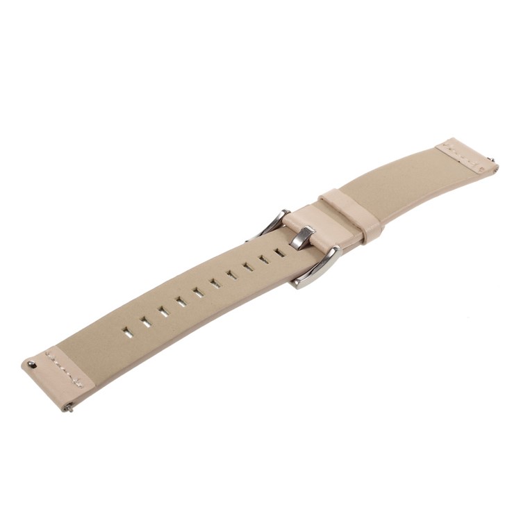 Genuine Leather Watchband for Samsung Gear S2 Classic R732 - Khaki / 20mm-2